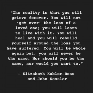 quote: Thoughts, Grief, Elizabeth Kubler Ross, Inspiration, Quotes ...