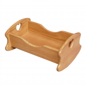 Wooden Baby Doll Cradle