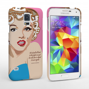 ... Samsung Galaxy S5 Marilyn Monroe ‘Fear is Stupid’ Quote Case
