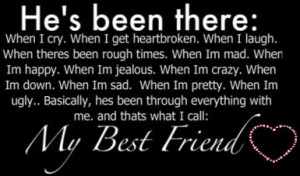 Friend Quotes :: he's my best friend picture by XOlala17 - Photobucket