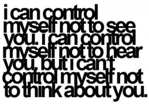 just can’t stop thinking about you!