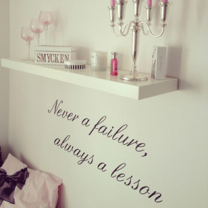 decor, failure, inspo, lesson, life, love, quote, room, white