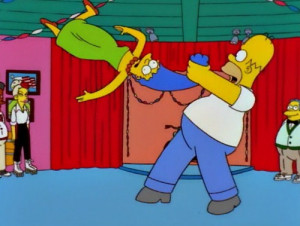 LOL couple omg dancing the simpsons simpsons homer marge television