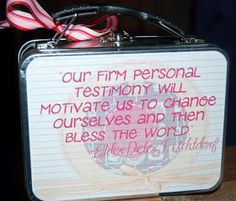 My LDS Life: Young Women Testimony Handout More