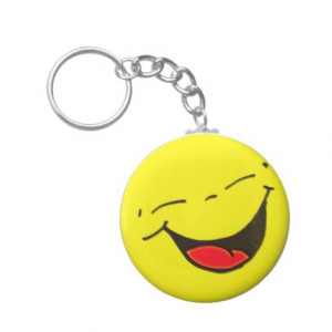 Smiley heureux porte-clef