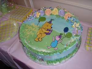 Winnie Pooh Birthday Cake on Winnie The Pooh And Birthdays Too
