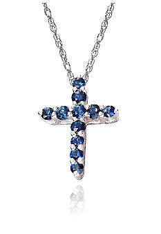 Baby 2 - I chose out this necklace Sapphire and white gold necklace ...