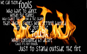 standing outside the fire – garth brooks