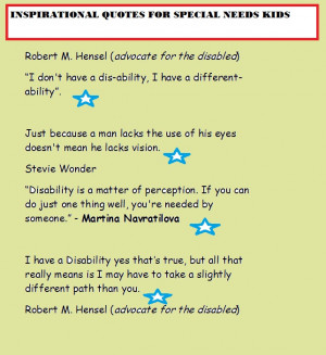 Inspirational Special Education Quotes For Teachers ~ Special ...