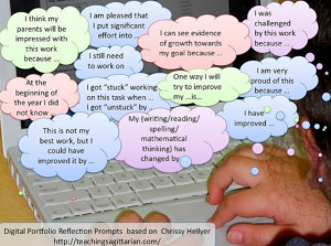 Student Reflections (written for upper elementary but relevant ideas ...