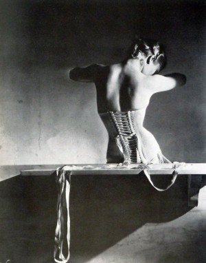 Corset by Mainbocher. Horst P for Vogue 1939