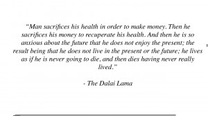 Man sacrifices his health…