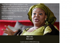 ... Leymah Gbowee, UN advisor Dr. Jeffrey Sachs and many others speak