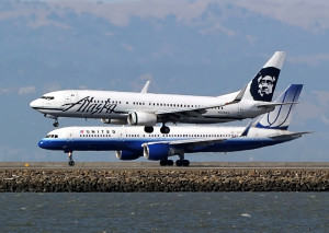 Alaska Airlines Boeing 737 First Class