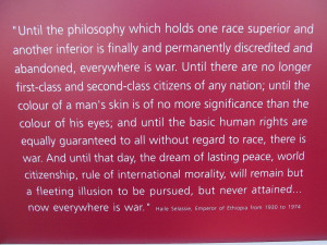 Preach!!! (Haile Selassie I quote)