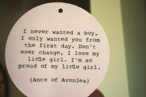 Anne of Avonlea quote. Just seemed so fitting. Especially if you've ...