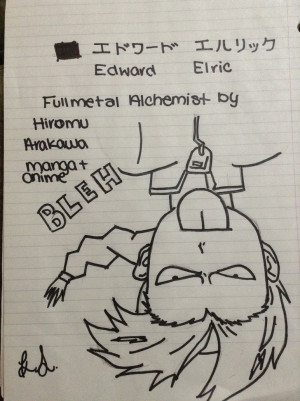 Funny Edward Elric by turtleseatinicecream