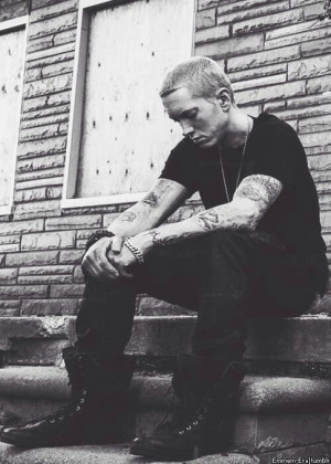 What shoes is Eminem wearing in this picture?