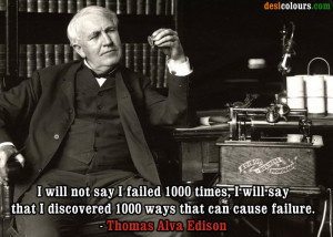 Picture of Thomas Alva Edison Quotes