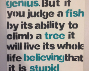 Albert Einstein Quote 11x14