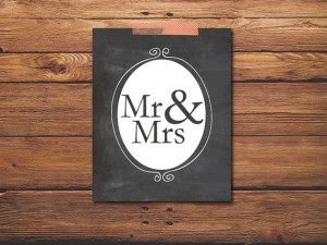 PRINTABLE - Mr And Mrs Print - Wedding Quote - Wedding Vows - Wedding ...