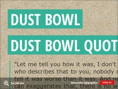 Infographic: Dust bowl dust bowl quote:dust bowl word map:dust bowl ...