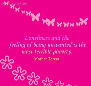 Loneliness And The Feeling Of Being Unwanted