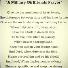 national guard girlfriend; i may need this soon.. so inspirational ...