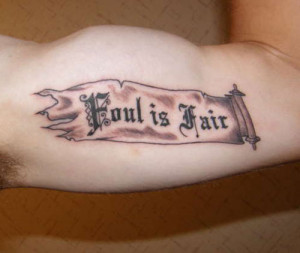 Quote Tattoo On Back