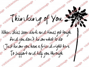 Visible Image Thinking of You verse stamp