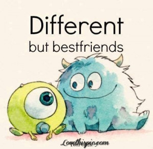 Different but best friends