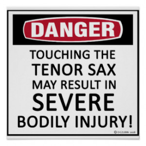 Funny Sax Posters