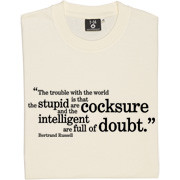 Bertrand Russell Trouble With The World quote T-Shirt. The trouble ...