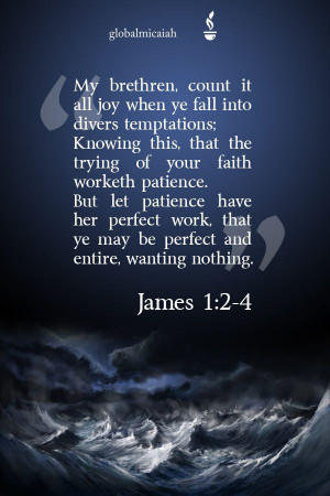 james 1:2-4 message | James 1:2-4