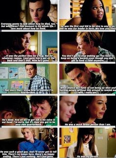 glee season 5 finn glee quotes finn gleek unit glee the quarterback ...