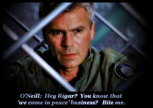 ... SG-1 are enemy spies. After learning their captors have hurt Daniel