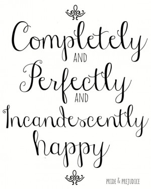 Jane Austen Pride and Prejudice 8x10 Art Quote 