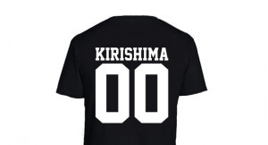 Kirishima 00 Tokyo Ghoul Team Touka Ayato Jersey Style BACK OF SHIRT ...