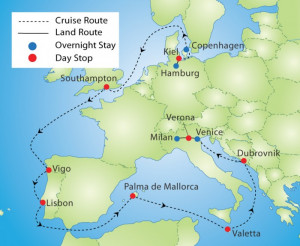 Grand European Cruise And...