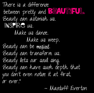 There is an INNER BEAUTY about a woman who believes in herself, who ...