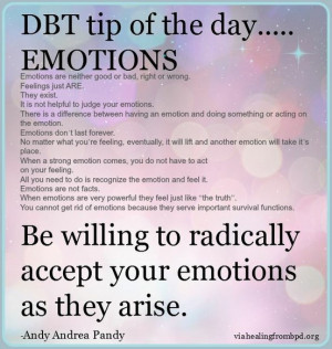 DBT - Emotional Regulation Skills