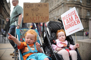 ... Pride Walk In Edinburgh- Don't make me mad or I will Ginger SNAP