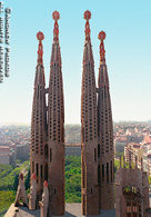Architecture Gaudi Spain Espana Barcelona Cathedral Church