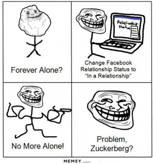 funny facebook forever alone