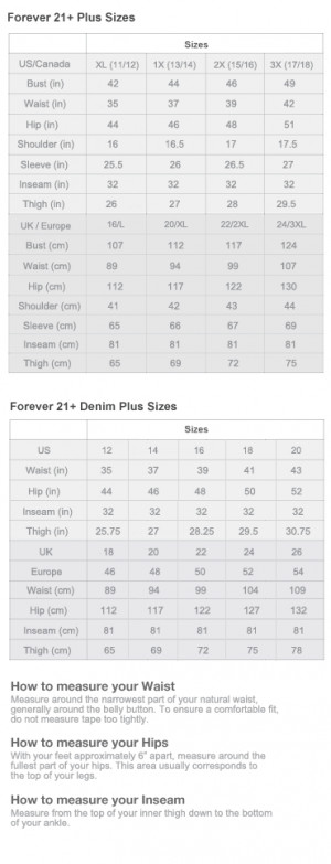 FOREVER 21 SHOES SIZE CHART image quotes at BuzzQuotes.com