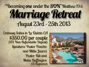 Marriage Retreat 2013 Ccm's 2013 marriage retreat will be held august ...