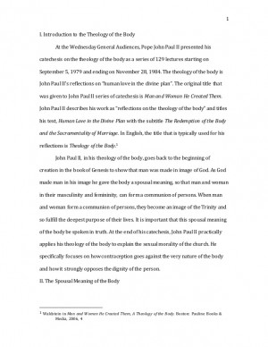 Theology of the Body