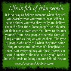 Fake people ... #Quote #Life More