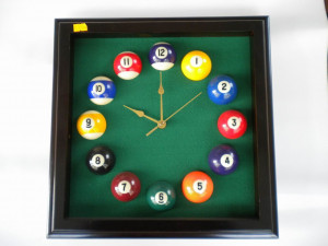 Leqi-billiard clock pool table clock