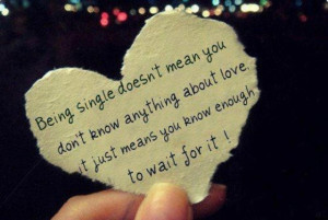 Being Single